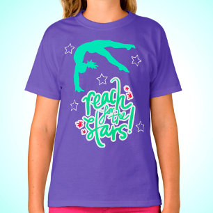 T-shirt Reach for the Stars Gymnastique Tumbling