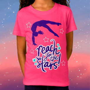T-Shirt Reach for the Stars Gymnastique Tumbling