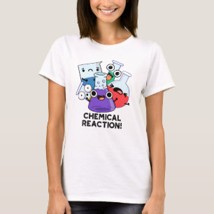 T-shirt Réaction chimique amusant jeu de chimie