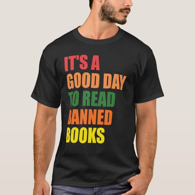T-shirt Reader It's A Good Day To Read Banned Books Bookwo (Devant)
