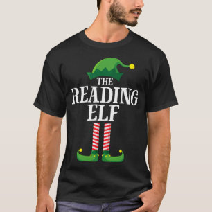 T-shirt Reading Elf Matching Family Group Christmas