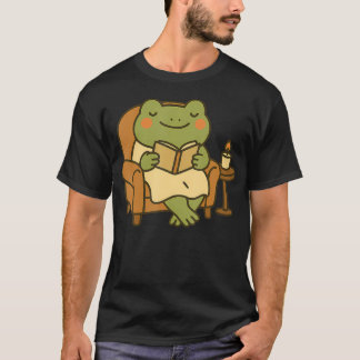 T-shirt Reading Frog Cozy Evening Calm
