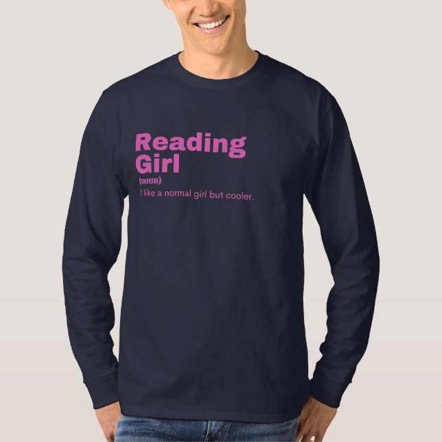 T-shirt Reading Girl - Reading (Devant)