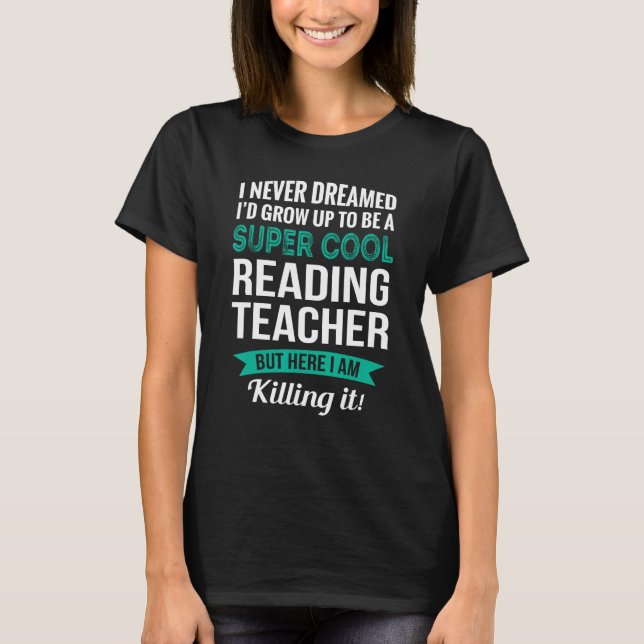T-shirt Reading Teacher   Appreciation (Devant)