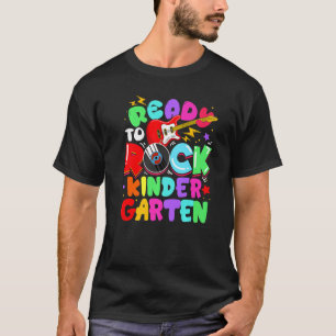 T-shirt Readytorock Kindergarten Retour À L'Étui De L'Écol
