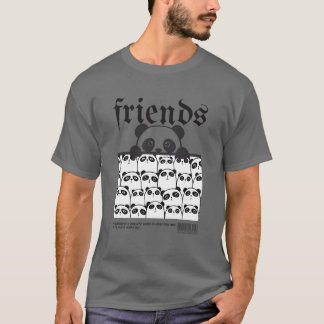 T-shirt Real Friends Panda vintage