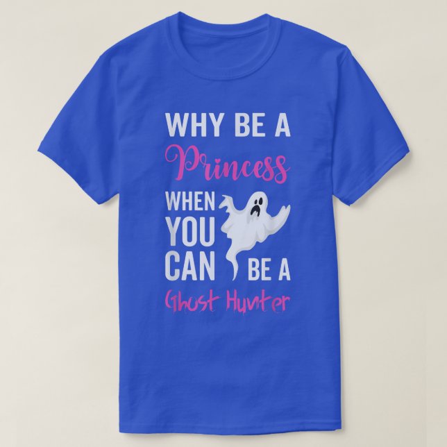T-shirt Real Girls Go Ghost Hunting (Design devant)