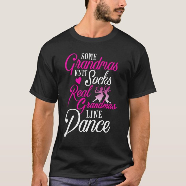 T-shirt Real Grandmas Line Danse Pays (Devant)