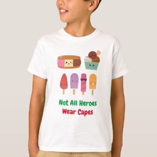 T-shirt Real Heroes : Ligue Des Crèmes Glaciaires