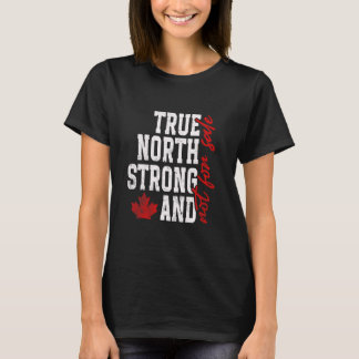 T-shirt Real North Canada Non À Vendre Feuille D'érable Vi
