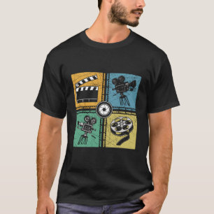 T-shirt Réalisateur Acteur Réalisateur Caméra Cinéma Lover