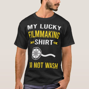 T-shirt Réalisation de film de chemise chanceuse