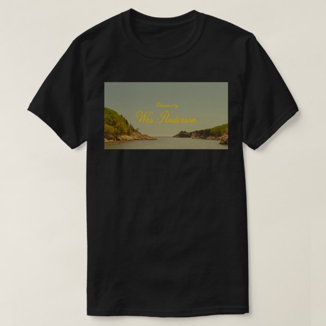 T-shirt réalisé par wes anderson Sticker (Design devant)