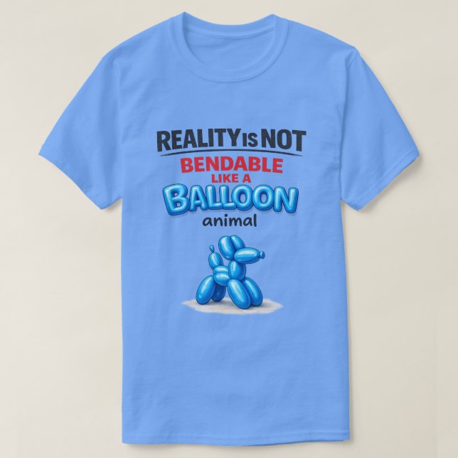T-Shirt Réalité N'Est Pas Flexible (1) (Design devant)