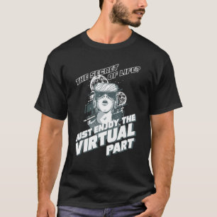 T-shirt Réalité virtuelle VR Amour Réalité augmentée AR Ad