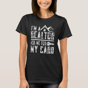 T-shirt Realtor For Men Women Immobilier Agent Biens