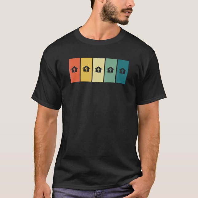 T-shirt Realtor Retro Sunset Realtor (Devant)
