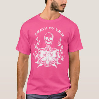 T-shirt Reaper Grim Par B.R Pour Être Lu Lecture Squelette