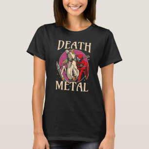 T-shirt Reaper Rock Satan Unicorn Pour Concerts Festivals 