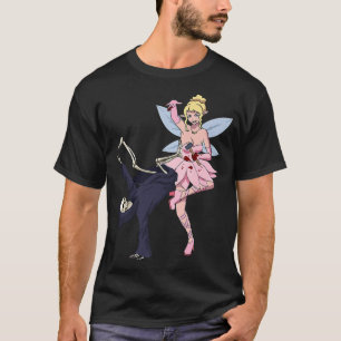 T-shirt Reaper Skeleton effrayant Dents Fairy Hal