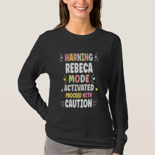 T-shirt REBECA Cadeau féminin personnalisé REBECA
