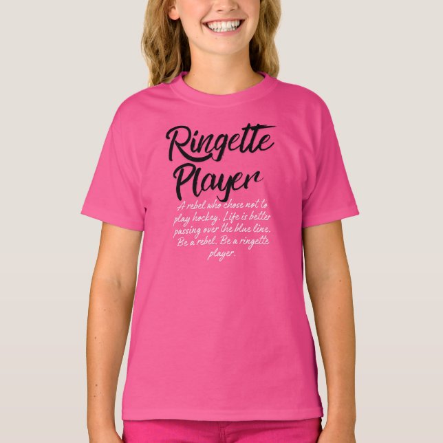 T-shirt Rebel Kid-Ringette (Devant)