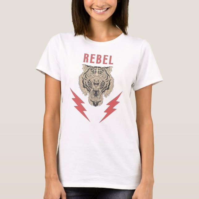 T-shirt Rebel Tiger (Devant)