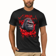 T-Shirt Rébellion78 Graffiti Gorille