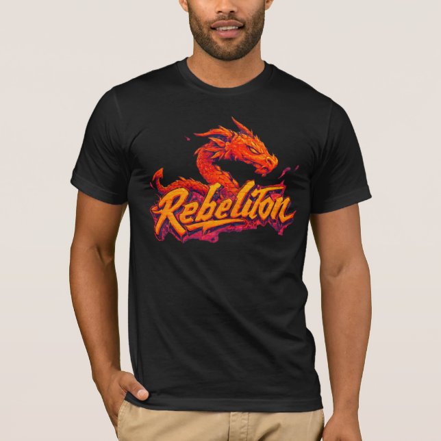 T-Shirt Rebellion Dragon story  (Vorderseite)