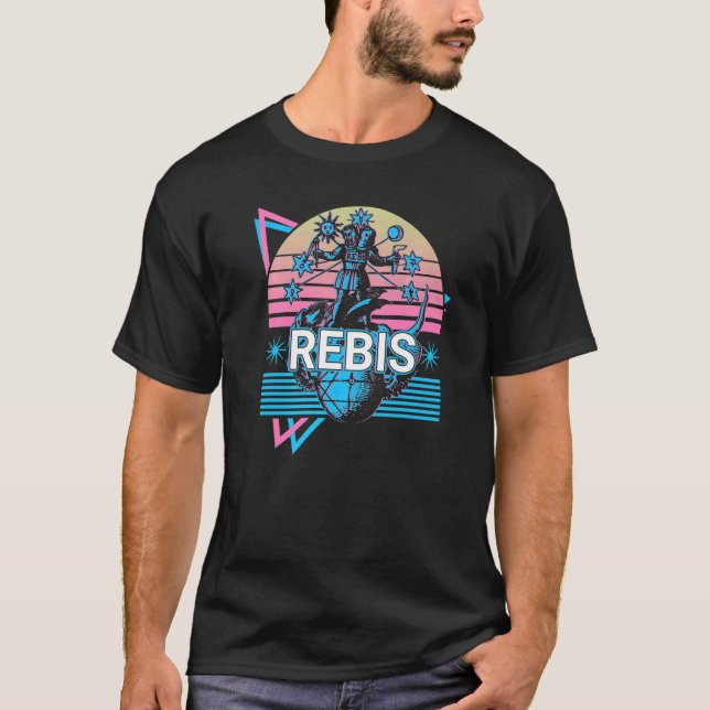 T-shirt Rebis Alchemist Magnum Opus Retro (Devant)