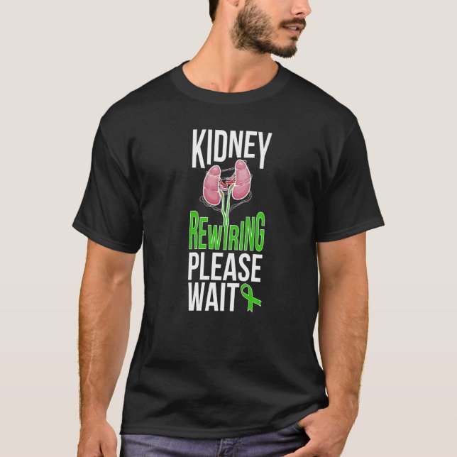 T-shirt Recâblage du rein Récipiendaire Transplantation du (Devant)