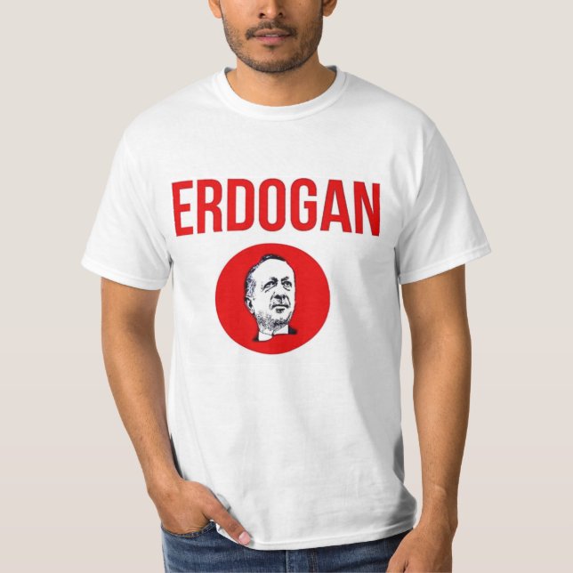 T-shirt Recep Tayyip Erdogan - Türkiye - la Turquie (Devant)