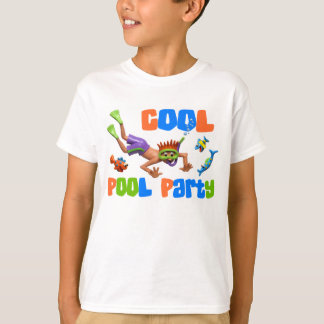 T-shirt Réception au bord de la piscine fraîche