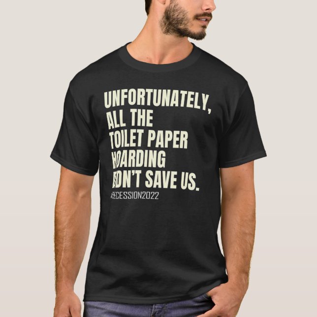 T-shirt Récession 2022 2023 Hommes Femmes (Devant)