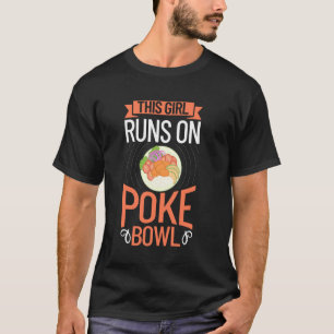 T-shirt Recette de poisson de nourriture hawaïenne Poke Bo