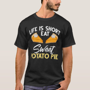 T-shirt Recette de tarte à la pomme de terre sucrée Vega