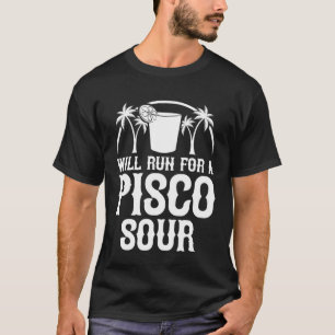 T-shirt Recette Pisco Sour Péruvien Chilien