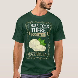 T-shirt Recettes de fromage Mozzarella Buffalo Italien Fra