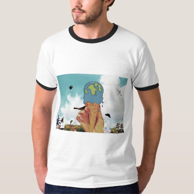 T-shirt réchauffement climatique (Devant)