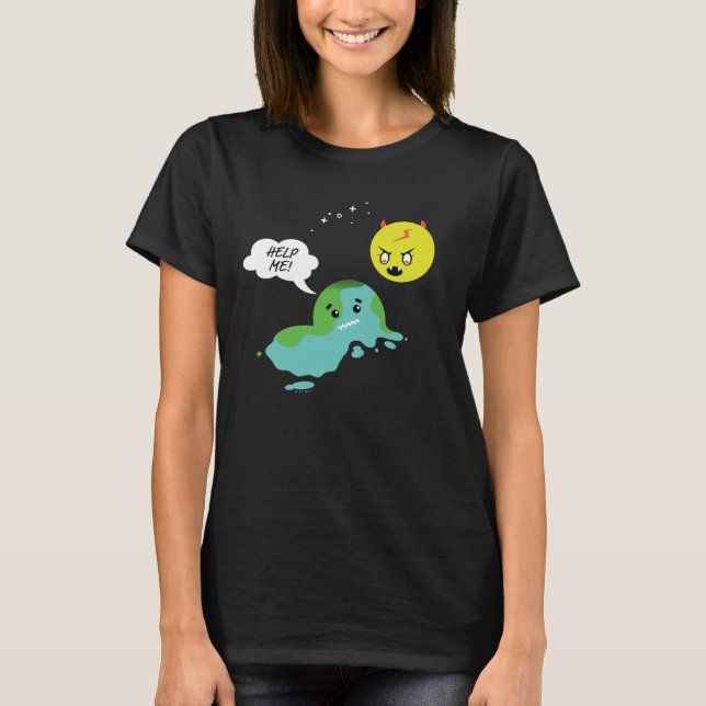 T-shirt Réchauffement climatique (Devant)