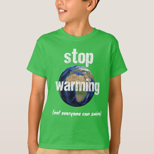 T-shirt Réchauffement climatique 2019 de jour de la terre (Devant)