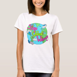 T-shirt Réchauffement climatique d'arrêt - chemise