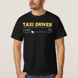 T-shirt Recherche de chauffeur de taxi