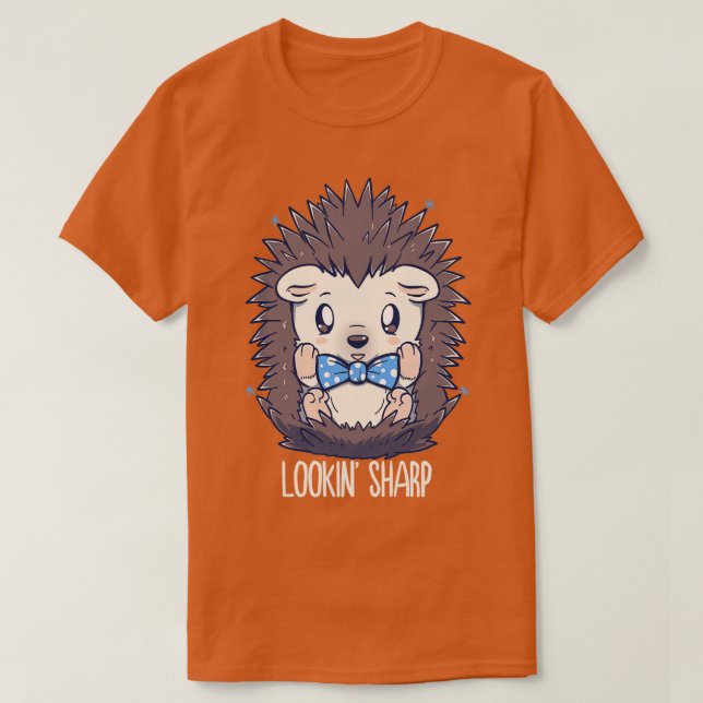 T-shirt Recherche de Hérisson Dapper Sharp (Design devant)