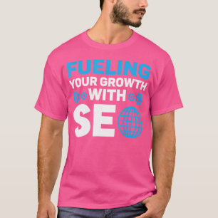 T-shirt Recherche de l'optimisation pour le marketing de r