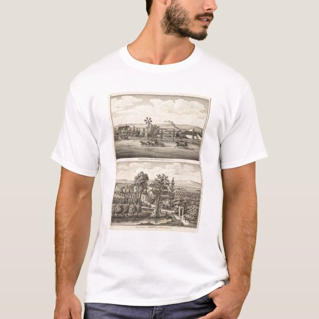 T-shirt Recherche de paon, gorge de saule (Devant)