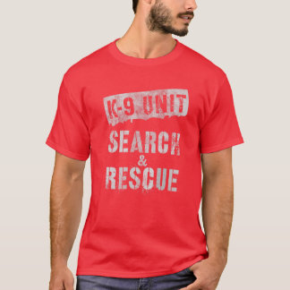 T-SHIRT RECHERCHE D'UNITÉS K-9