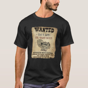 T-shirt Recherché Mort Mal Marchet Poulets Drôle Turquie H