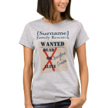 T-Shirt Recherche sur la Famille [Nom de Famille] 