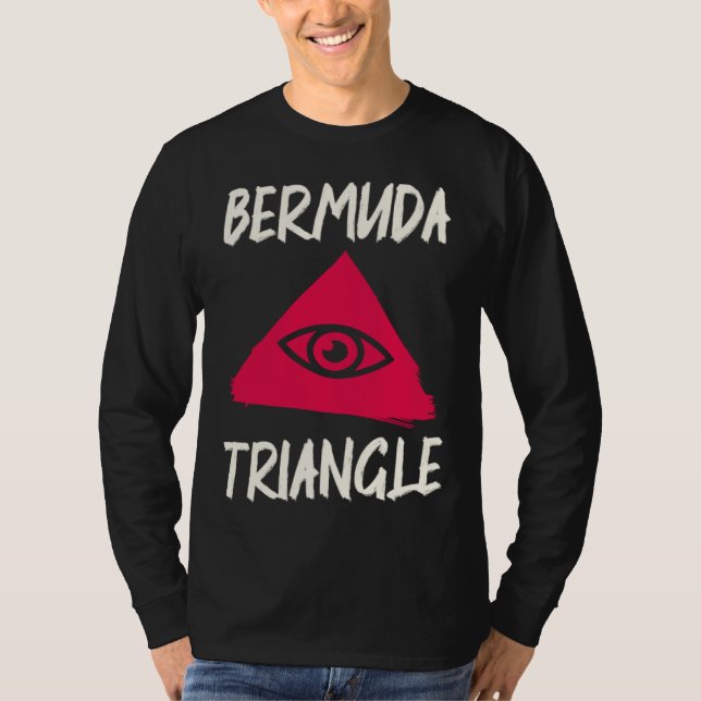 T-shirt Recherche Triangle des Bermudes Océan Triangle des (Devant)